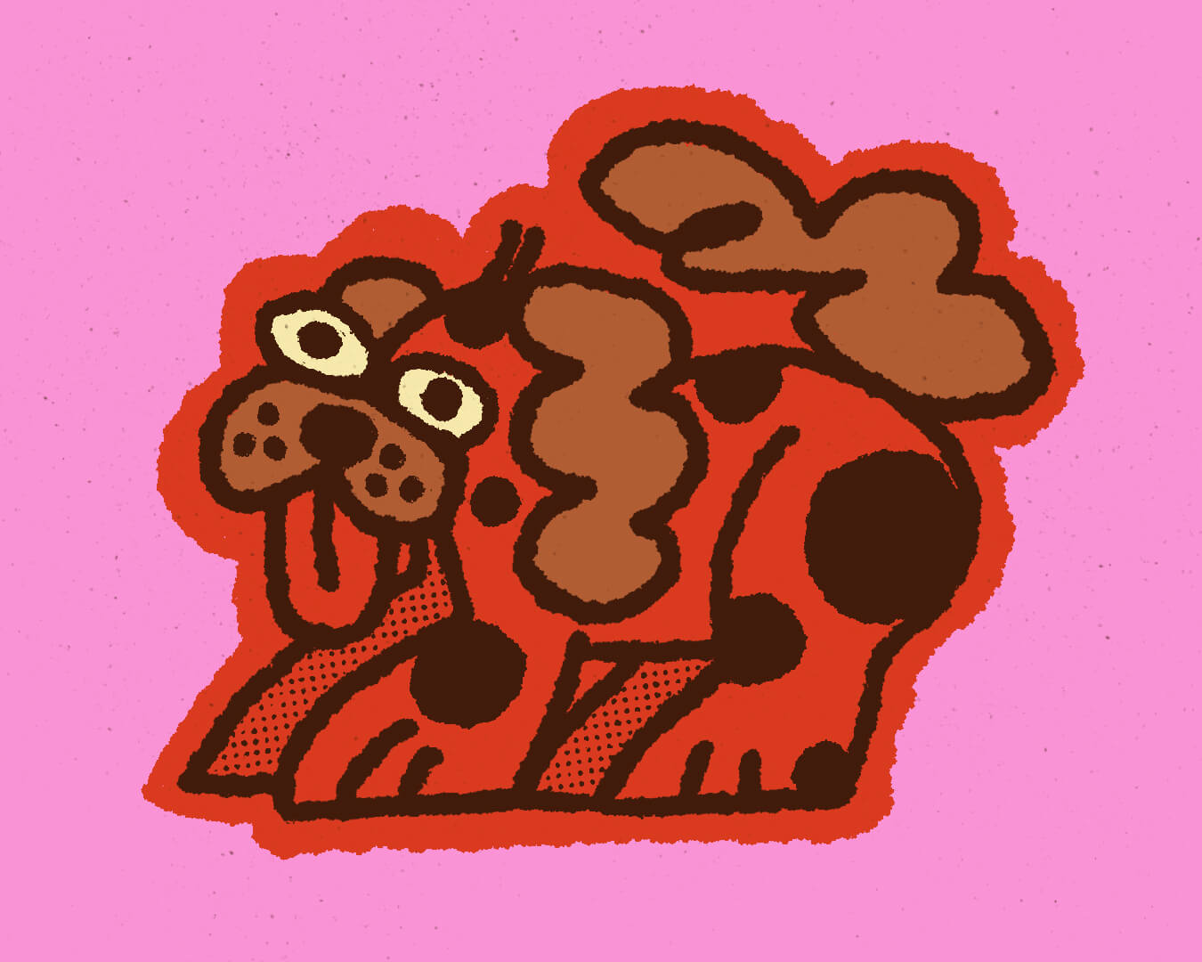 tawsh - Derpy dog